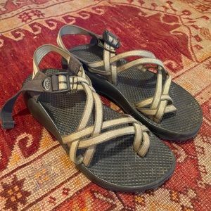 Green Chaco sandals